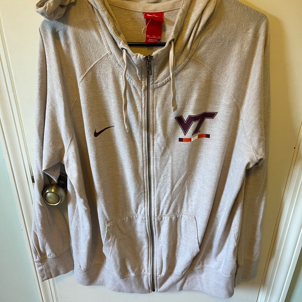 Nike Gray Zip-Up Hoodie